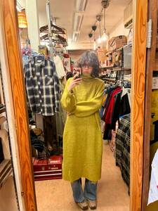 ITEMS URBAN RESEARCH◆アイテムズ アーバンリサーチ タートルネック ゆったり ニット ワンピース レディース サイズF