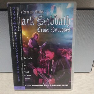 ☆BLACK SABBATH☆CROSS PURPOSES MASTERS FROM THE VAULTS【輸入盤国内仕様帯付】ブラック・サバス トニー・マーティン 貴重 ライヴ DVD 