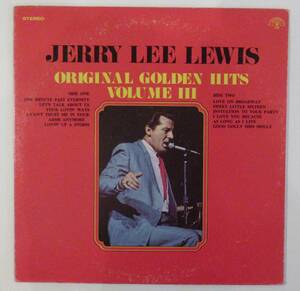 レコード〈LP〉デュアン・エディ（JERRY LEE LEWIS）ORIGINAL GOLDEN HITS vol.Ⅲ 