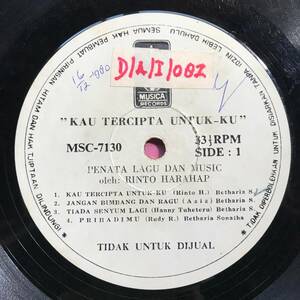 LP Indonesia「 Betharia Sonata 」Tropical Urban City Funk Disco Synth Pop 80