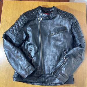 中古品　FS01 Sheep Leather Jacket ライディングジャケット　