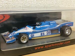 激レア！1/43 スパーク リジェ JS9 モナコGP 1978 ラフィット 検 JS5 JS11 JS19 P34 72 78 79 312 126 M23 M26 BT44 BT45 BT46 BT50 RE30