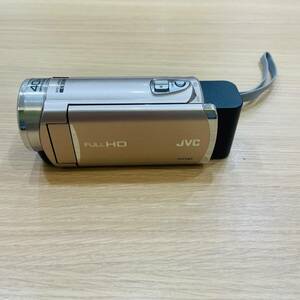 【H0604.7-3OR】 1円～ JVC Everio エブリオ GZ-E280-N フルハイビジョン 本体のみ 通電未確認 40X ビデオカメラ 電化製品 シルバーカラー