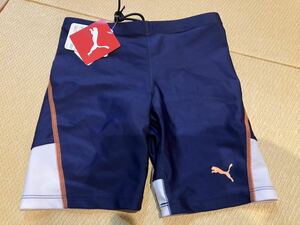 新品 PUMA プーマ 水着 140 男子 男の子 スイムウェア 定価2500円くらい キッズ 子供用