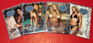 ★FLEER 2004WWEトレカ【Divas 2005 Event-Used Ring Mat★セーブル,ステイシー・キーブラー,ミス・ジャッキー,ニディア】ディーヴァ