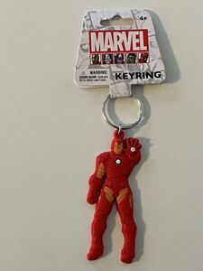 ☆IRON MAN(アイアンマン)ラバー キーホルダー/キーリング/アメコミ