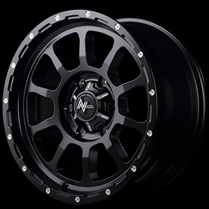 マルカ ホイール ナイトロパワー M10 パーシング ハイエース/レジアスエース MID 【15×6.0J 6-139.7 INSET33 セミグロスブラック】 1本