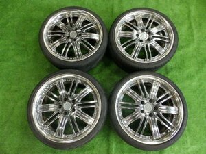 230653 ノア ヴォクシー等に! WORK/ワーク VARIANZA 社外アルミホイール 19x7.5J 5穴 PCD114.3 OFF+52 4本セット [2B23]