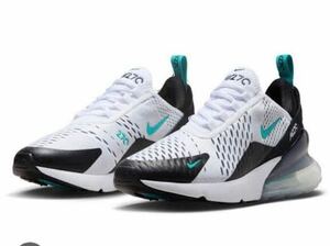 Nike Air Max 270 W AIR MAX 270 White/Black/Blue AH6789-115レディース25㌢