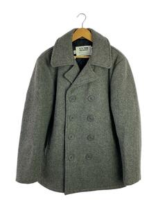 Schott◆ピーコート/40/ウール/GRY/U.S.740N/PEA JACKET/USA製