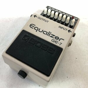 BOSS GE-7 Equalizer＜動作確認済み＞ボス 7バンド・グラフィック・イコライザー コンパクトエフェクター MADE IN JAPAN① ▲