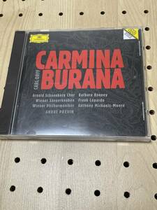 DG 輸入盤CD オルフ　カルミナ・ブラーナ　プレヴィン、ウィーン・フィル、ボニー