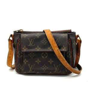 1円 LOUIS VUITTON ルイヴィトン モノグラム ヴィバシテPM ショルダーバッグ M51165