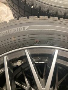 215/60R17　スタッドレスタイヤ 　YOKOHAMA 　アイスガード　IG50　プラス