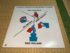 ● LD「ビデオアーツ・ジャパン / DEJOHNETTE HANCOCK HOLLAND METHENY IN CONCERT」●