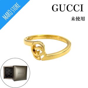 【未使用】GUCCI GGランニング K18YG リング/指輪 6号 イエローゴールド