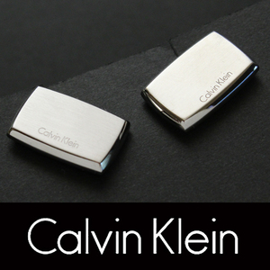 8438◆CKカルバンクライン◆カフス◆シルバー◆カフスボタン～カフリンクス◆オンワード樫山◆Calvin Klein◆新品