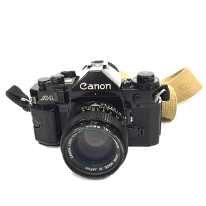 1円 Canon A-1 FD 50mm 1:1.4 一眼レフ マニュアルフォーカス フィルムカメラ 光学機器