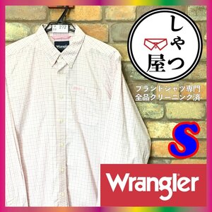 ME6-272★USA限定モデル★【Wrangler×ピンクリボン】長袖 チェックシャツ【ユース XXL 170】ピンク×白 長袖シャツ ラングラー US古着