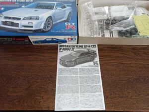 (未組立)タミヤ模型 プラモデル 1/24 ニッサン スカイライン GT-R R34 VスペックⅡ NISSAN SKYLINE GT-R R34 V-Spec Ⅱ No.258 