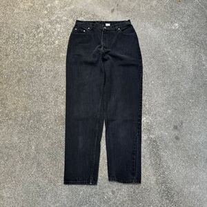 90s USA製 Levis 550 リーバイス 後染め ブラック デニム ヴィンテージ ジーンズ 黒 パンツ Black Denim テーパード made in usa 80s W32