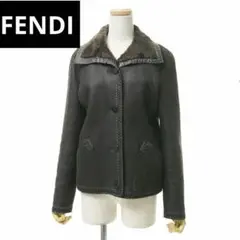 FENDI  リバーシブル レザー ファージャケット　ブルゾン　アウター