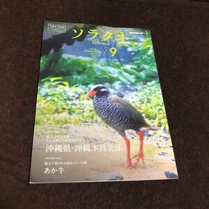 ソラタネ2024年9月号　ソラシドエア機内誌　沖縄県・沖縄本島北部　熊本県あか牛　仲宗根泉（HY）