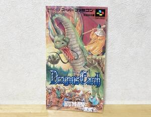 スーパーファミコン　ドラゴンズ・アース　説明書