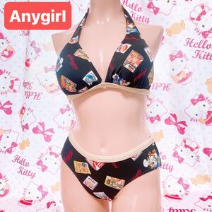 178 Anygirl ハイレグ ビキニ　水着　レディース　スイムウエア　紐パン　整理品　匿名配送　