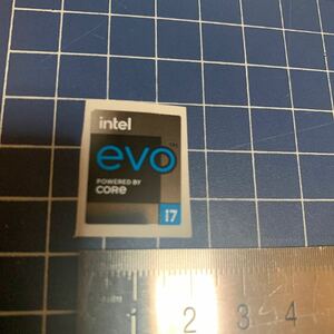 Intel evo core i7 パソコンシール ステッカー @3983