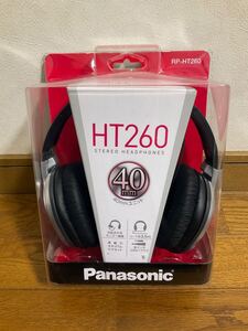 Panasonic パナソニック STEREO HEADPHONES ステレオヘッドフォン RP-HT260 40mmユニット 箱付き ヘッドホン