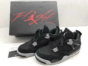 E◆即決◆ NIKE ナイキ AIR JORDAN 4 RETRO SE エア ジョーダン 4 レトロ Black and Light Steel / DH7138-006 27.5cm