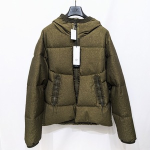 未使用品 CP COMPANY シーピー カンパニー Co-Ted Googgle Down ダウンジャケット ゴーグルダウン 15CMOW221A カーキ 52