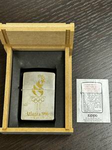 ＃14800　☆★【ZIPPO】オイルライター/アトランタオリンピック1996/№0756/喫煙具/箱付き ※着火未確認★☆