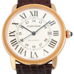 カルティエ Cartier ロンドソロ XL W6701009 シルバー文字盤 新品 腕時計 メンズ