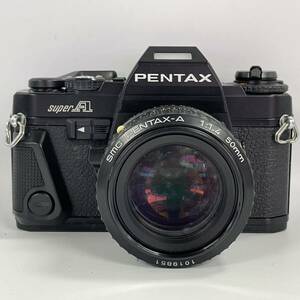 【5M44】1円スタート PENTAX SuperA レンズ SMC PENTAX-A 1:1.4 50mm ペンタックス スーパー 一眼レフカメラ フィルムカメラ 