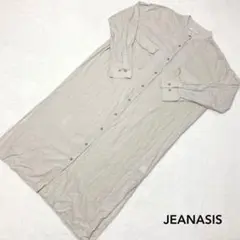 ジーナシス JEANASIS シャツ ワンピース ロングワンピ リネン F