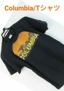 落札スムーズ！定番ロゴ！Columbia Tシャツ