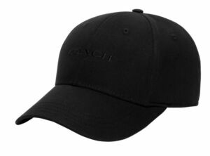 新品 COACH コーチ CH409 メンズ ベースボールキャップ CAP 黒ブラック 730