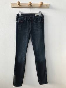 DIESEL WASH 0843F STRETCH ディーゼル レディース ローライズ スーパーストレッチ スキニージーンズ 美品 size W23