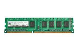 4GB PC3-12800 DDR3-1600 8chip 240pin DIMM PCメモリー 5年保証 相性保証付 番号付メール便発送