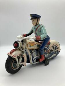 ◆【希少品】マスダヤ ブリキ 警察官 police レトロ おもちゃ◆