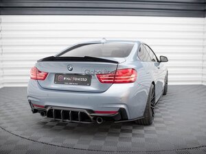 BMW 4シリーズ F32 435i リア サイド スプリッター スパッツ レーシング/スポイラー アンダー ディフューザー フラップ