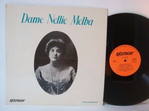 LP★DAME NELLIE MELBA(オーストラリア・ソプラノ英盤RHAPSODY)