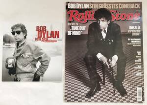 レア ボブ・ディラン 雑誌＋レコード (EP) 「 Rolling Stone 2023 feb 」ドイツ出版 Bob Dylan 付録7inc付き