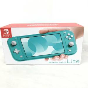 ■未使用SwitchLite本体【Nintendo Switch Lite本体 ターコイズ 】1円～/送料無料/ニンテンドースイッチ本体（S06112）