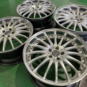 中古品 Carlsson 1/16EVO 20インチ Front 8.5J Rear 9.5J +40 5H114.3 アルファード ヴェルファイア クラウン 等 深リム