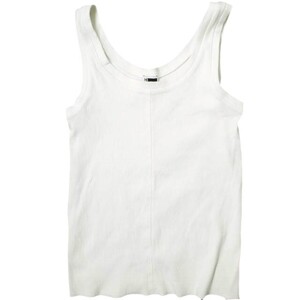 H BEAUTY＆YOUTH エイチ ビューティーアンドユース 日本製 RIB TANK TOP リブタンクトップ 1617-222-5273 Free ホワイト トップス g16880