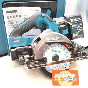 【領収書発行可】☆Makita/マキタ 40vmax125mm充電式マルノコ/青 HS005GRDX [IT2983VMFMXW]