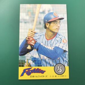 ★昭和当時物！　ニッポンハム　ホームラン　ソーセージ　プロ野球　カード　日本ハム　小田義人　前期版　　【管理NO:5-27】